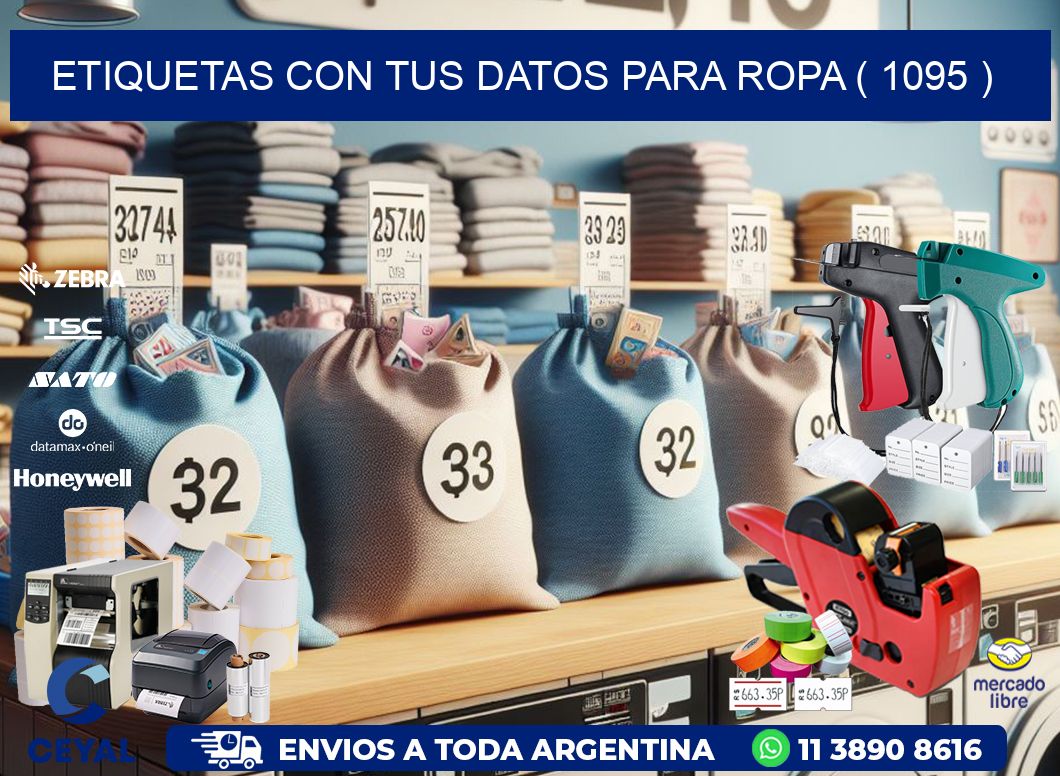 ETIQUETAS CON TUS DATOS PARA ROPA ( 1095 )