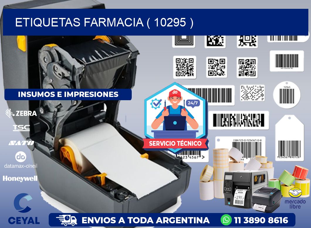 ETIQUETAS FARMACIA ( 10295 )