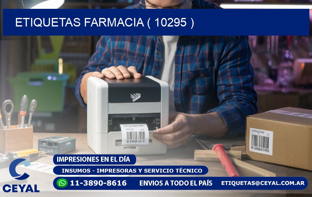 ETIQUETAS FARMACIA ( 10295 )