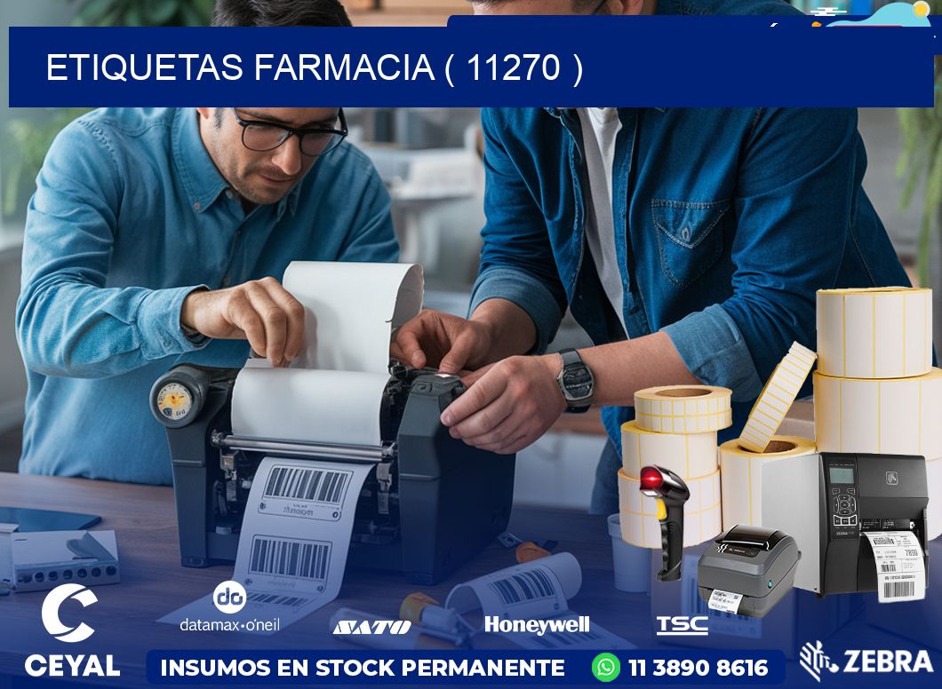 ETIQUETAS FARMACIA ( 11270 )