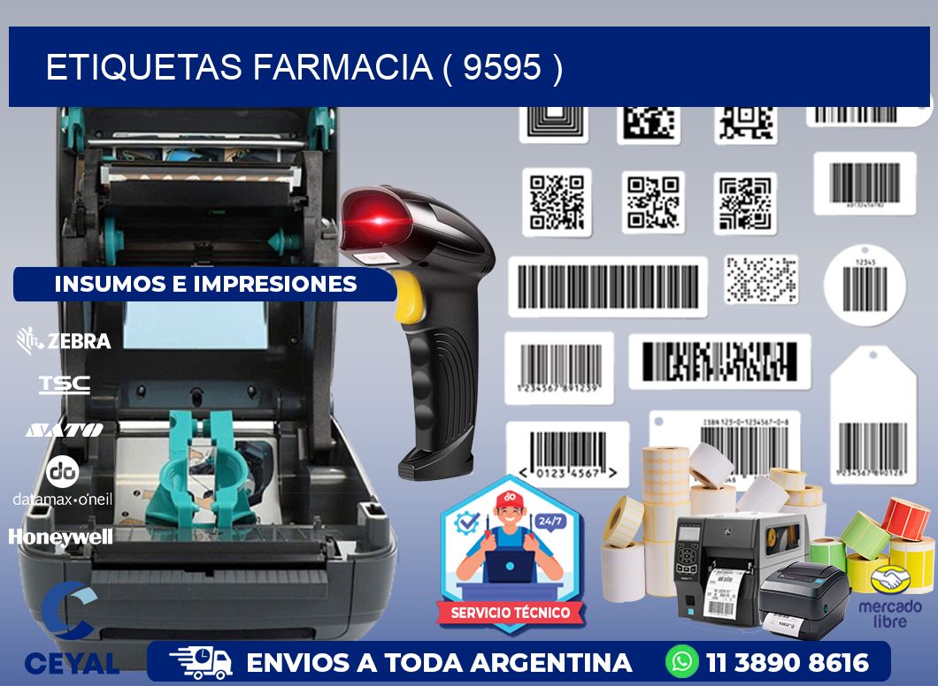 ETIQUETAS FARMACIA ( 9595 )