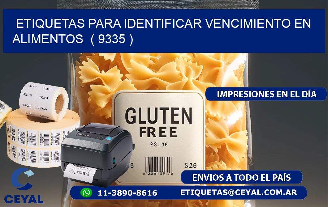 ETIQUETAS PARA IDENTIFICAR VENCIMIENTO EN ALIMENTOS ( 9335 )