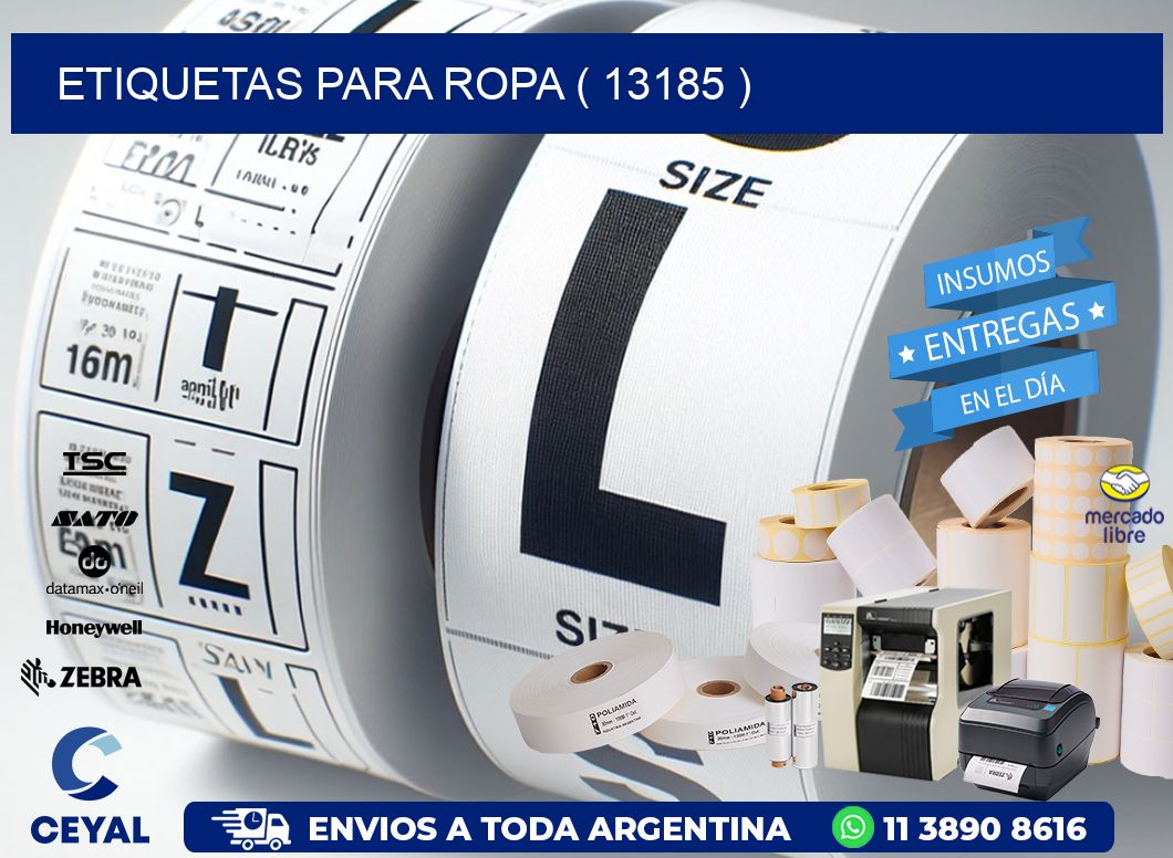 ETIQUETAS PARA ROPA ( 13185 )