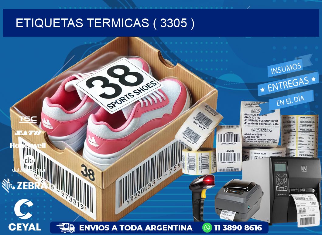 ETIQUETAS TERMICAS ( 3305 )