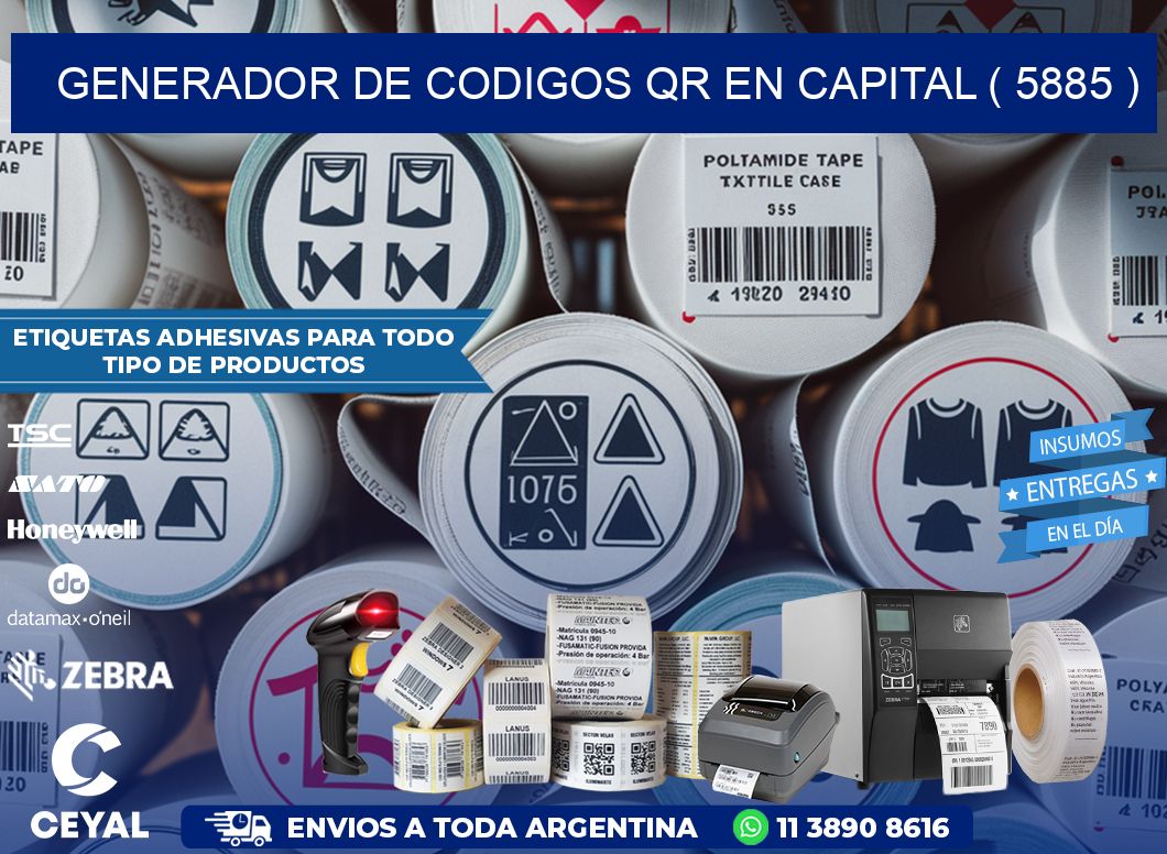 GENERADOR DE CODIGOS QR EN CAPITAL ( 5885 )