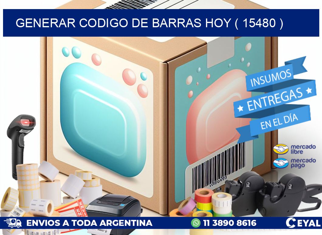GENERAR CODIGO DE BARRAS HOY ( 15480 )