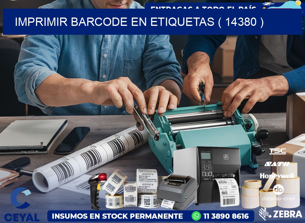 IMPRIMIR BARCODE EN ETIQUETAS ( 14380 )