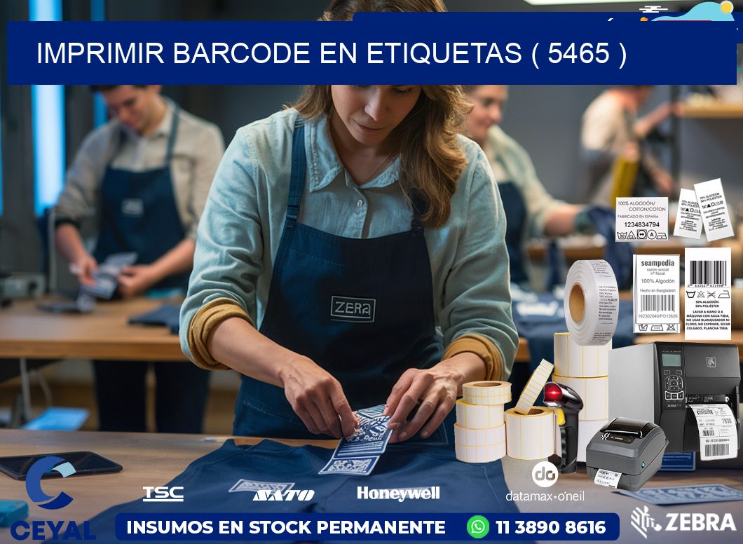 IMPRIMIR BARCODE EN ETIQUETAS ( 5465 )
