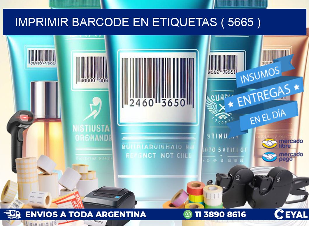 IMPRIMIR BARCODE EN ETIQUETAS ( 5665 )