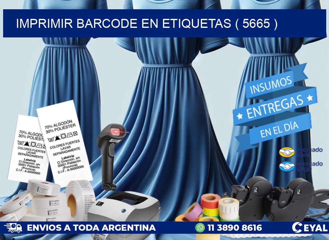 IMPRIMIR BARCODE EN ETIQUETAS ( 5665 )