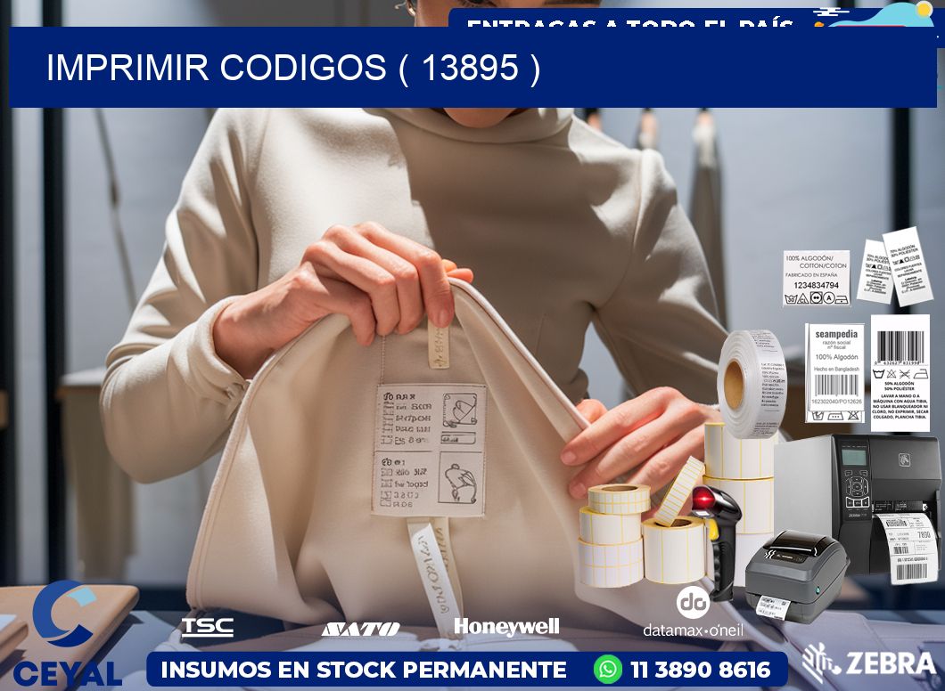 IMPRIMIR CODIGOS ( 13895 )