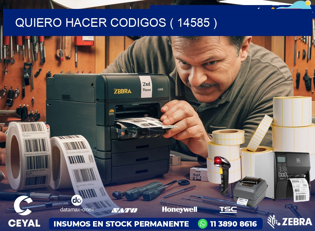 QUIERO HACER CODIGOS ( 14585 )
