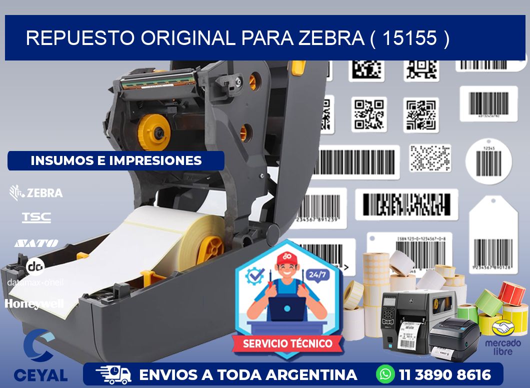 REPUESTO ORIGINAL PARA ZEBRA ( 15155 )