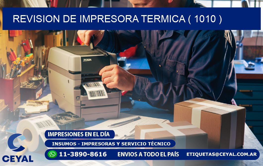 REVISION DE IMPRESORA TERMICA ( 1010 )