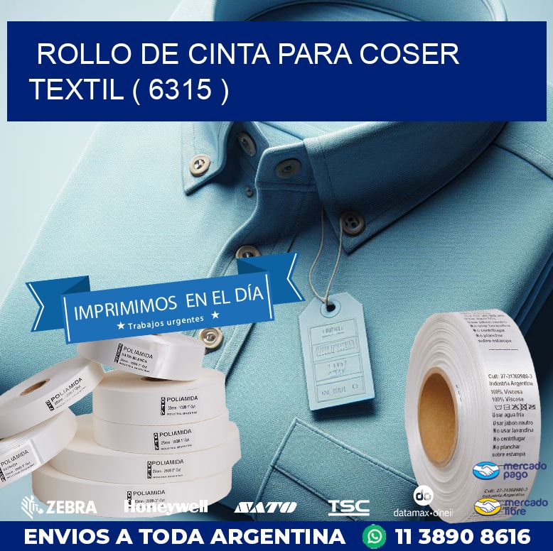 ROLLO DE CINTA PARA COSER TEXTIL ( 6315 )