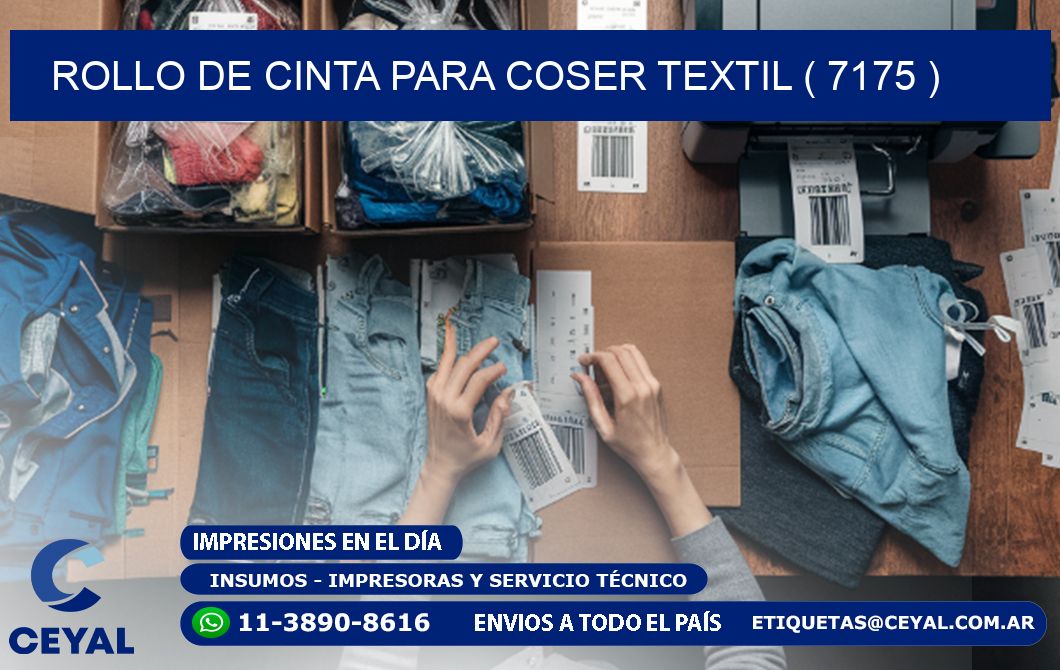 ROLLO DE CINTA PARA COSER TEXTIL ( 7175 )