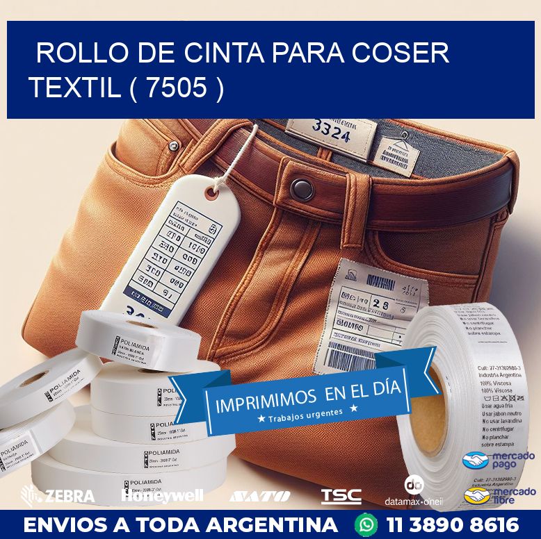 ROLLO DE CINTA PARA COSER TEXTIL ( 7505 )