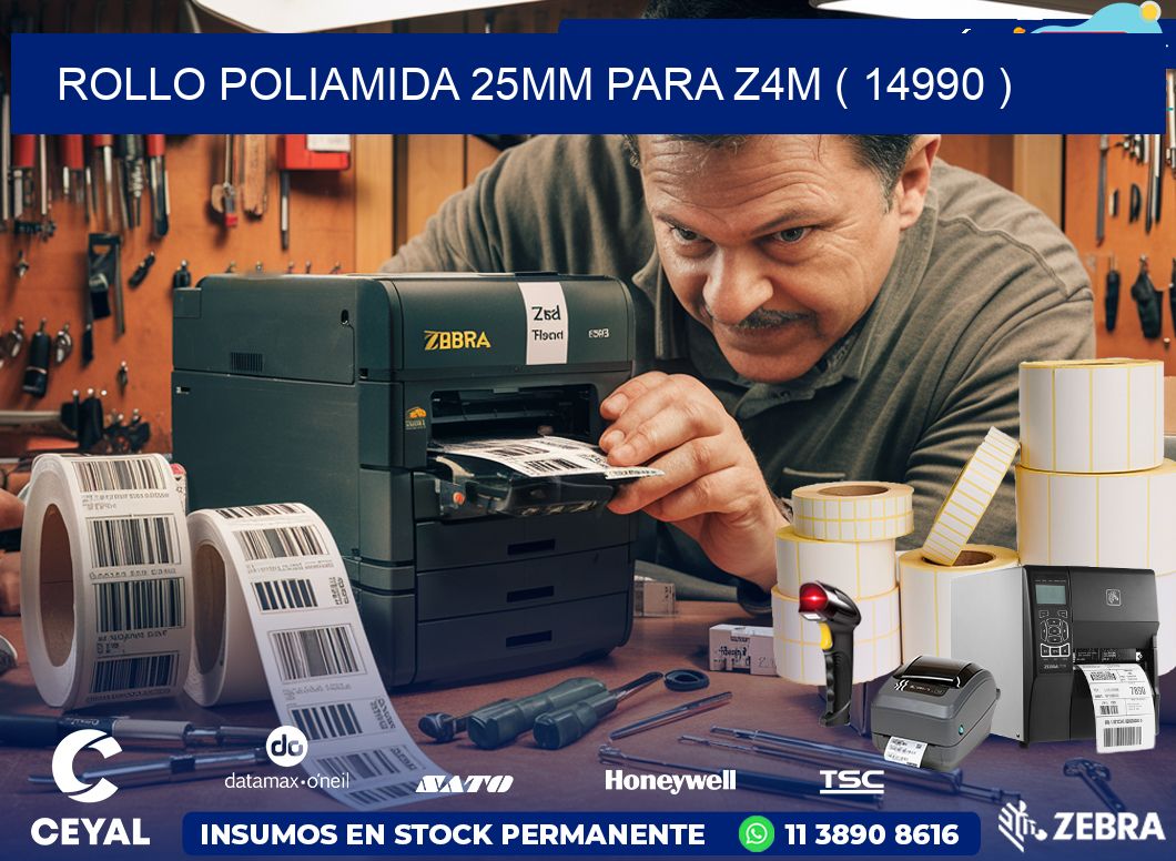 ROLLO POLIAMIDA 25MM PARA Z4M ( 14990 )