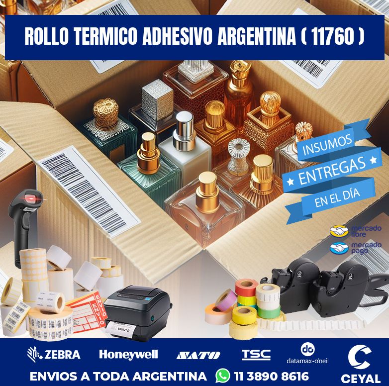 ROLLO TERMICO ADHESIVO ARGENTINA ( 11760 )