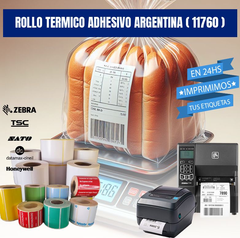 ROLLO TERMICO ADHESIVO ARGENTINA ( 11760 )