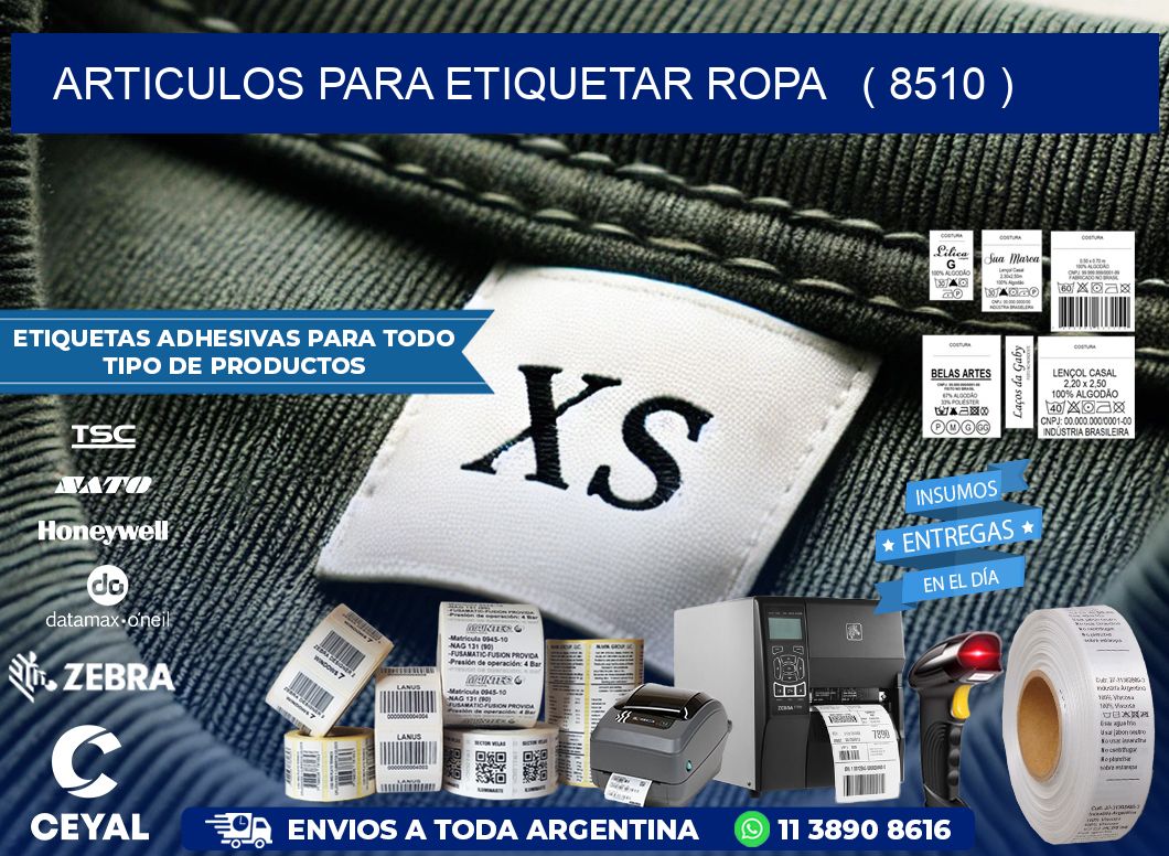 articulos para etiquetar ropa   ( 8510 )