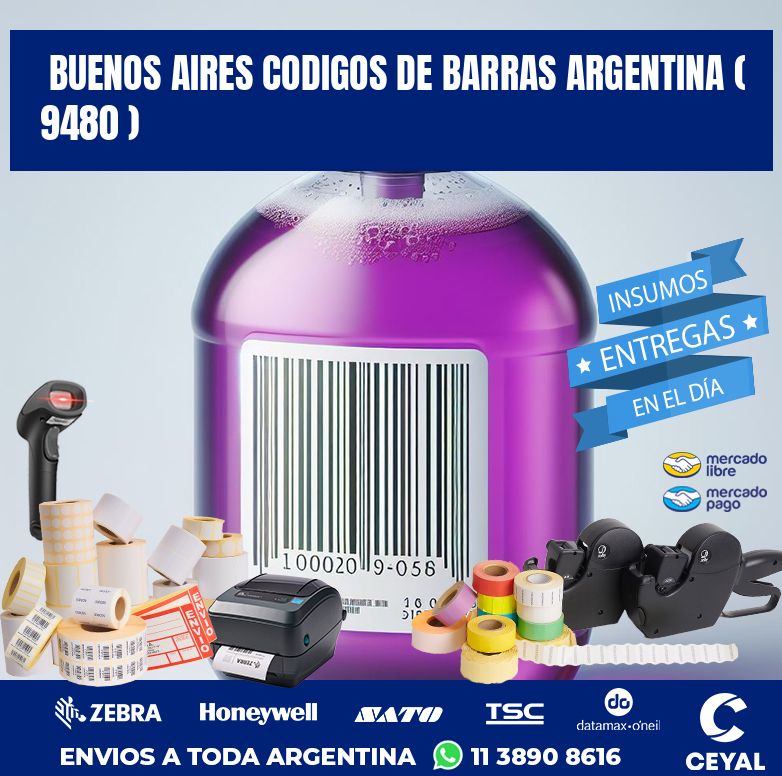 buenos aires codigos de barras argentina ( 9480 )
