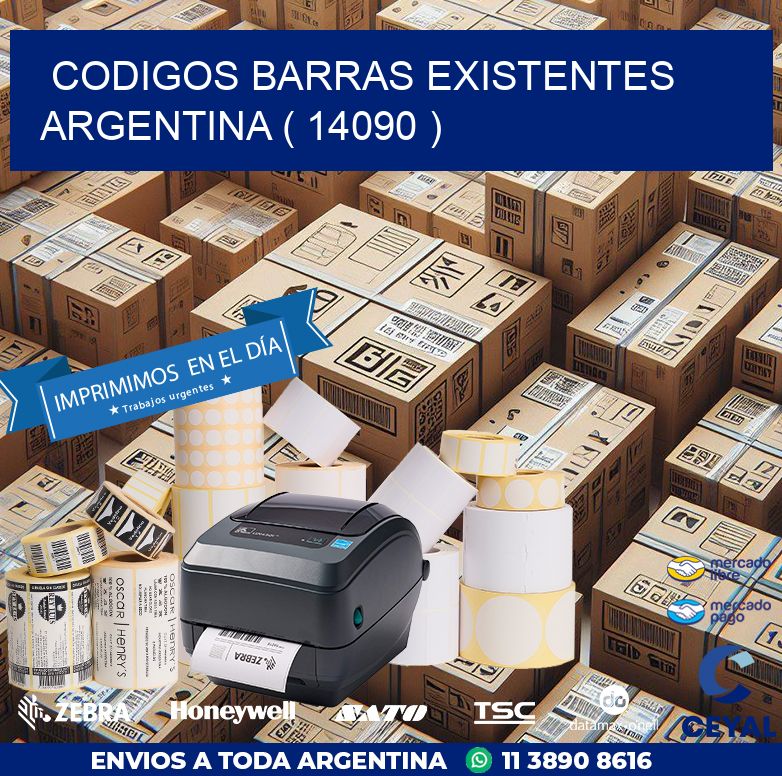 codigos barras existentes argentina ( 14090 )