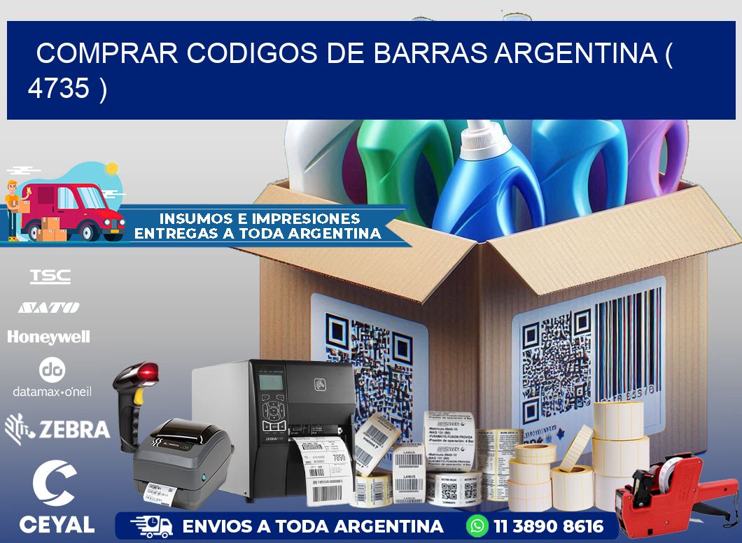 comprar codigos de barras argentina ( 4735 )