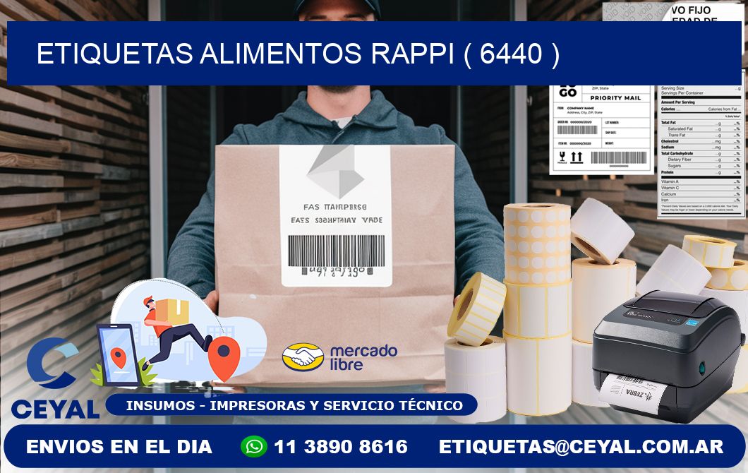 etiquetas alimentos rappi ( 6440 )
