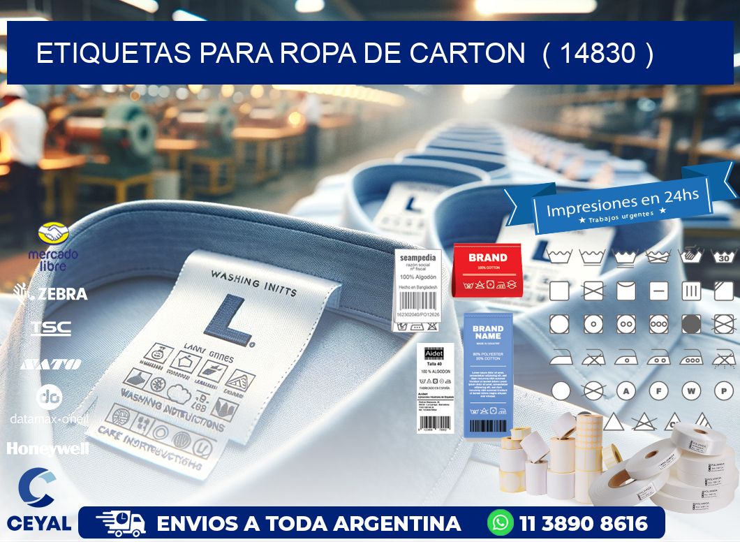 etiquetas para ropa de carton  ( 14830 )