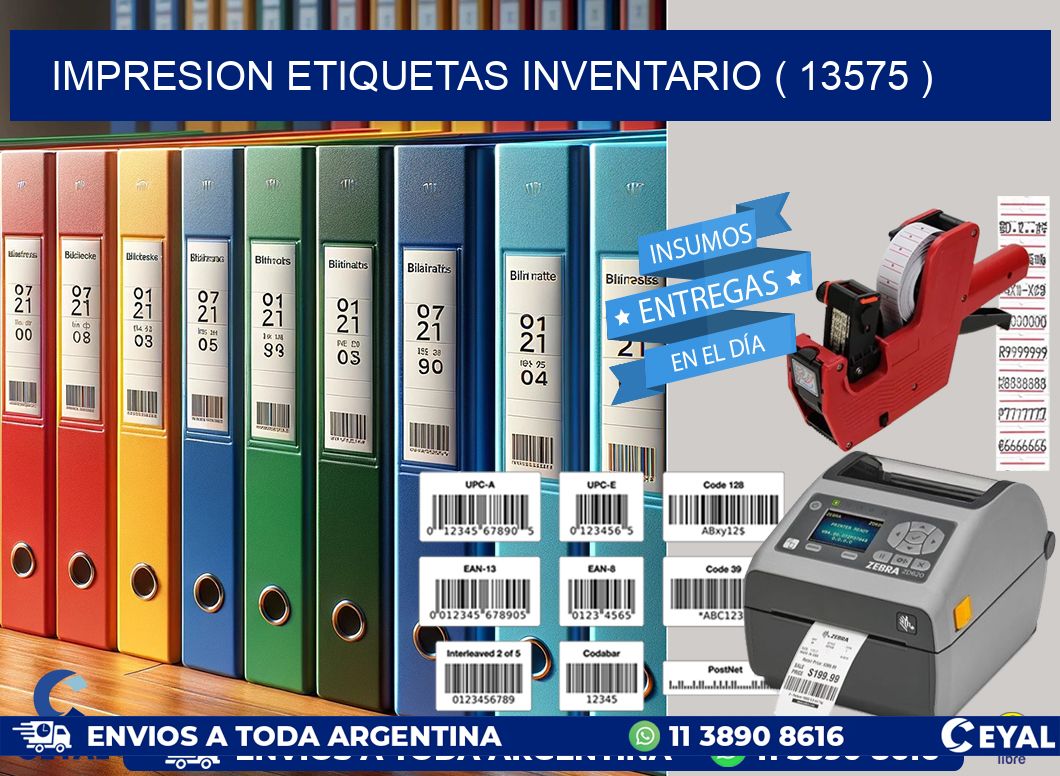 impresion etiquetas inventario ( 13575 )