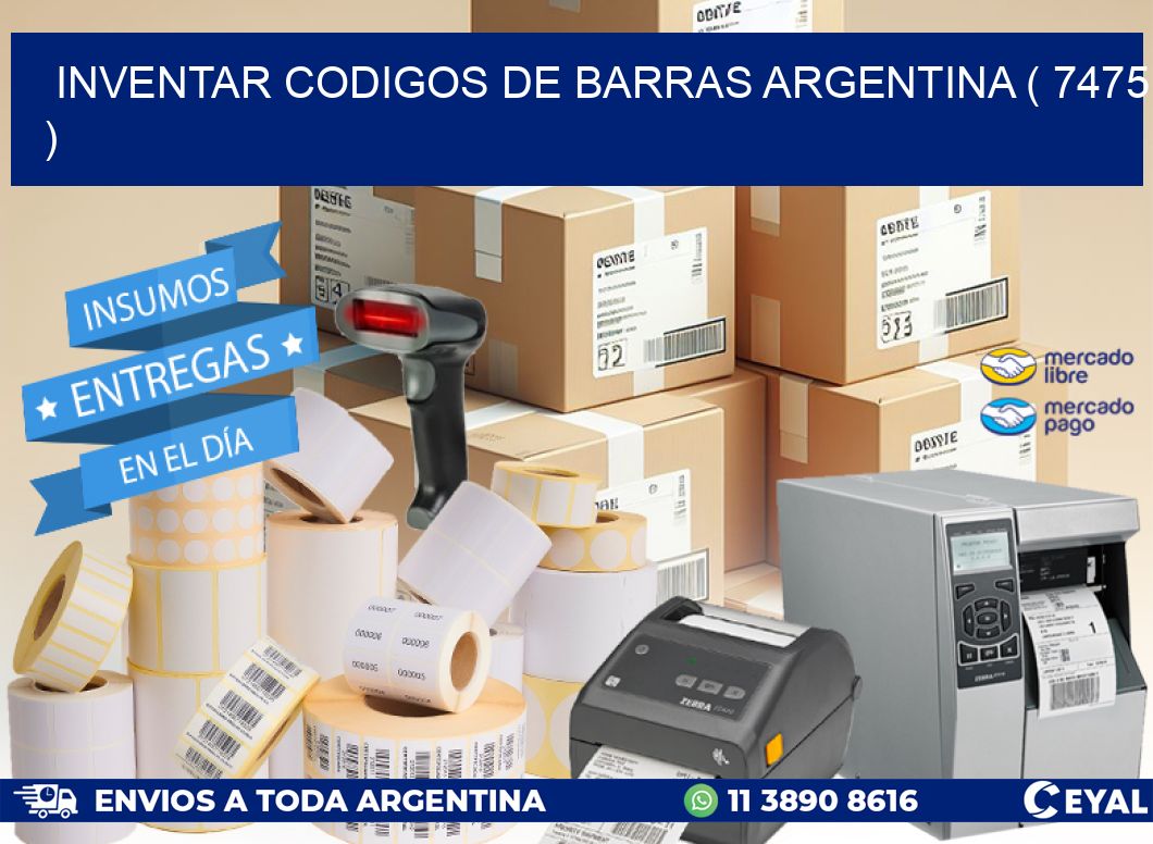 inventar codigos de barras argentina ( 7475 )