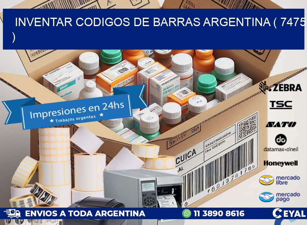 inventar codigos de barras argentina ( 7475 )