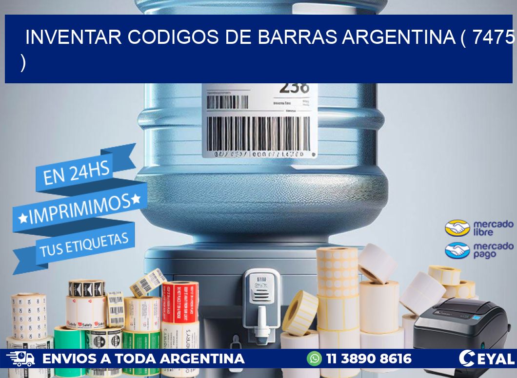 inventar codigos de barras argentina ( 7475 )