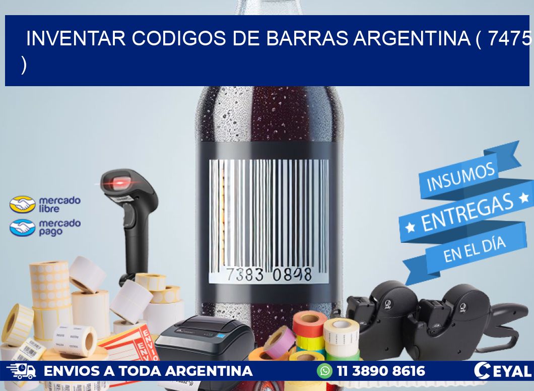 inventar codigos de barras argentina ( 7475 )