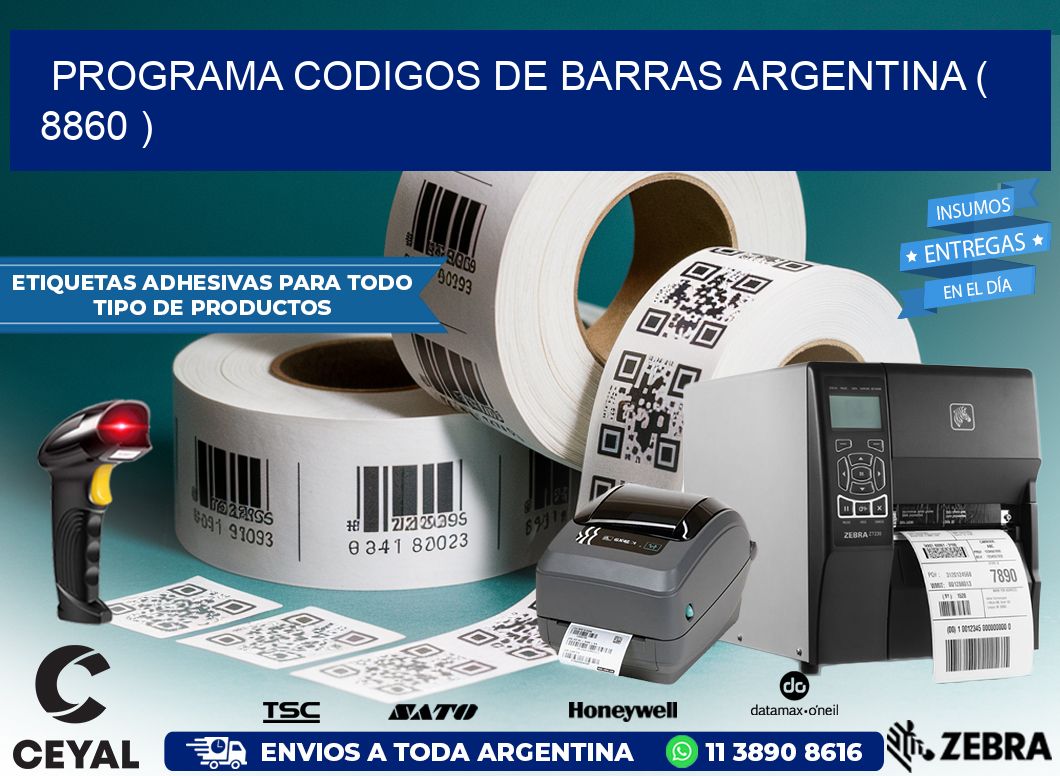 programa codigos de barras argentina ( 8860 )