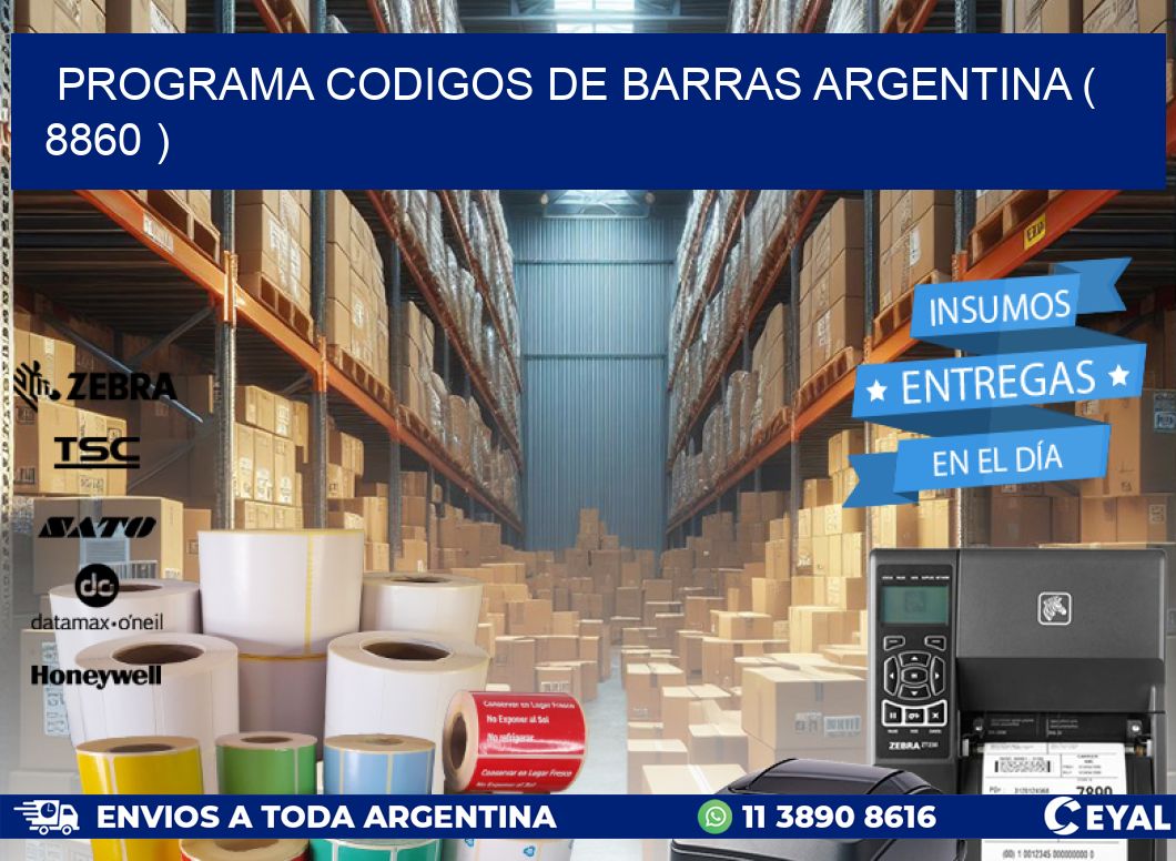 programa codigos de barras argentina ( 8860 )