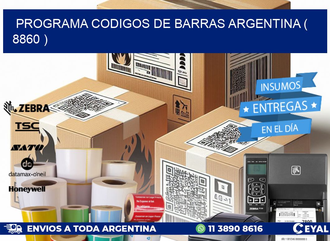 programa codigos de barras argentina ( 8860 )