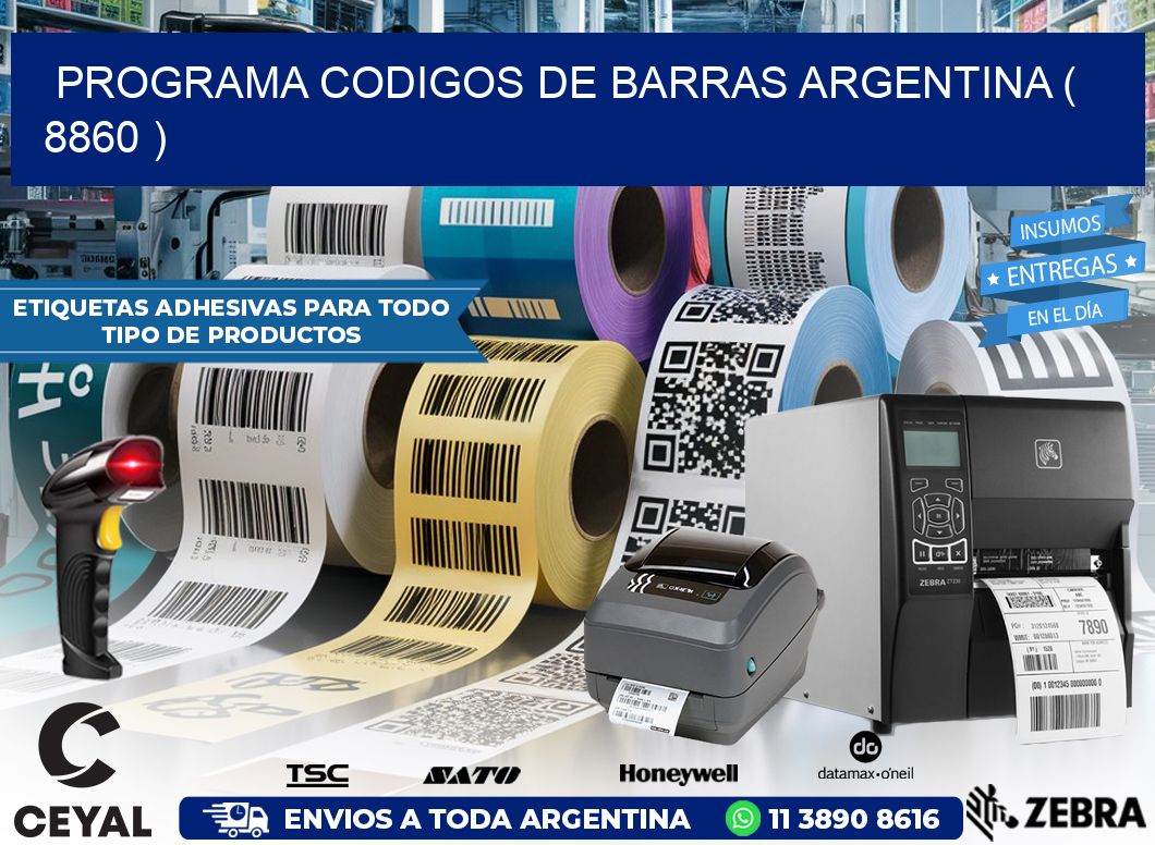 programa codigos de barras argentina ( 8860 )