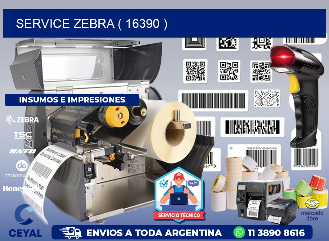 service zebra ( 16390 )