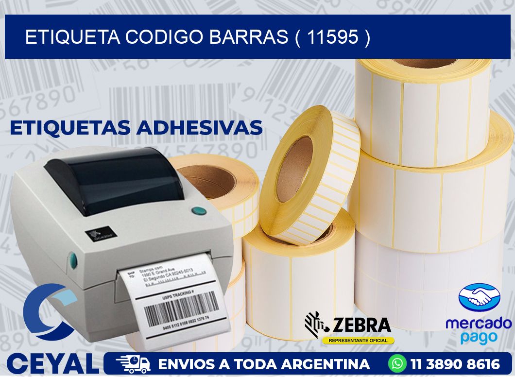 ETIQUETA CODIGO BARRAS ( 11595 )