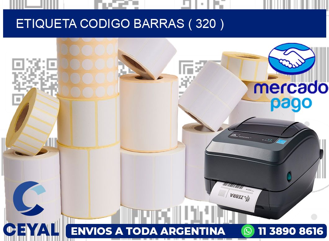 ETIQUETA CODIGO BARRAS ( 320 )