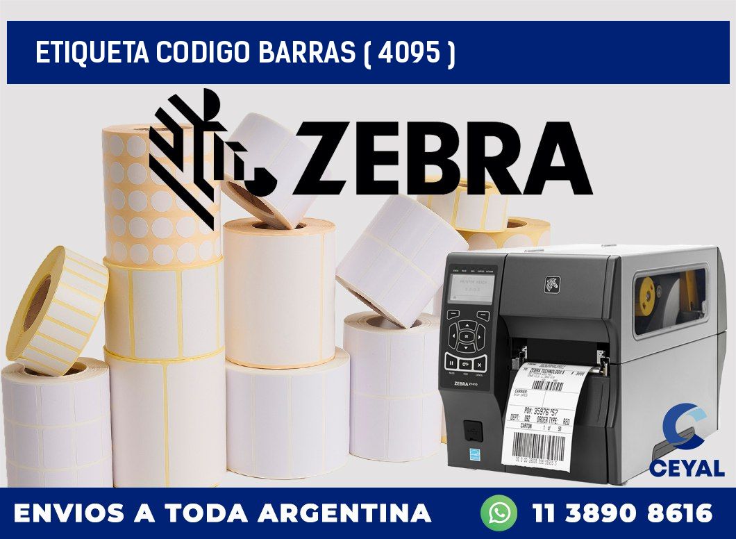 ETIQUETA CODIGO BARRAS ( 4095 )