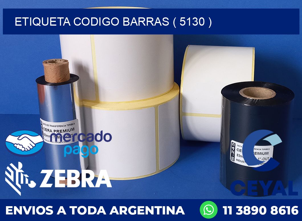 ETIQUETA CODIGO BARRAS ( 5130 )