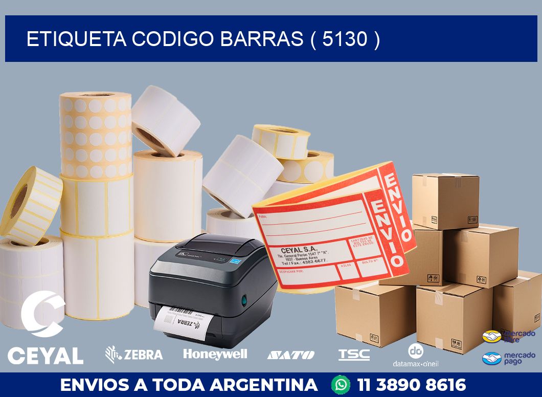 ETIQUETA CODIGO BARRAS ( 5130 )