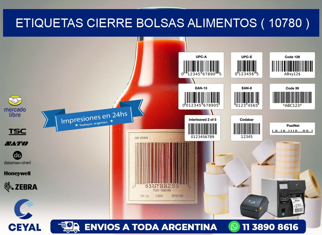 ETIQUETAS CIERRE BOLSAS ALIMENTOS ( 10780 )