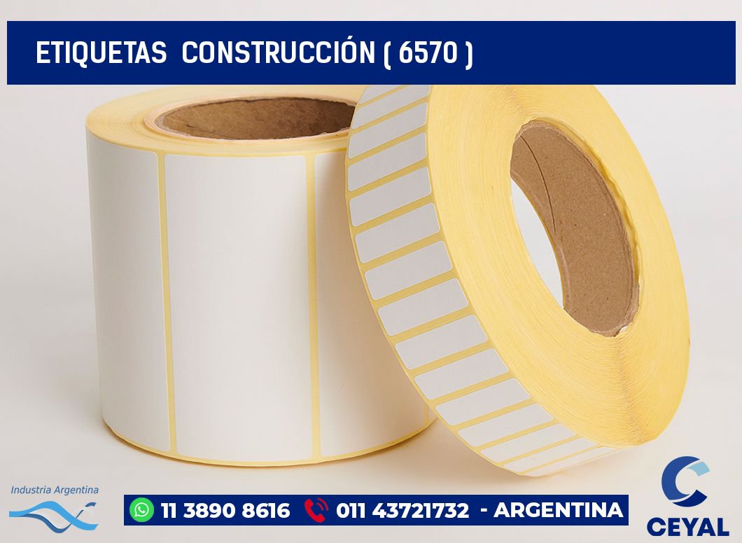 ETIQUETAS  CONSTRUCCIÓN ( 6570 )