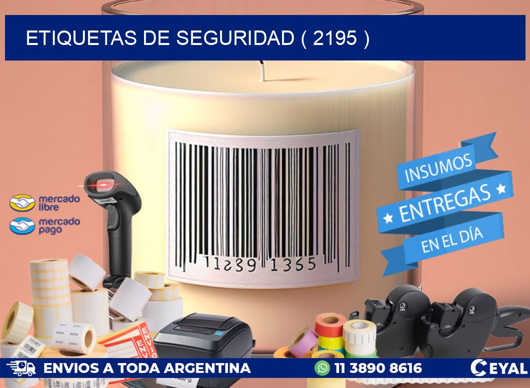 ETIQUETAS DE SEGURIDAD ( 2195 )