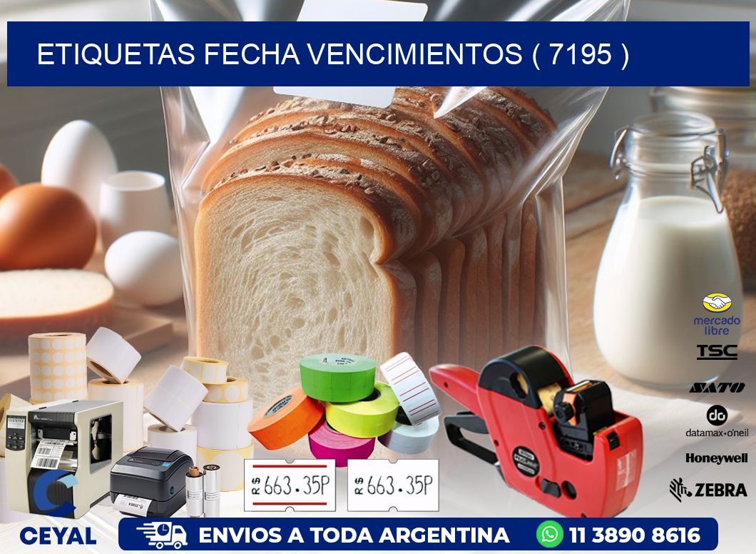 ETIQUETAS FECHA VENCIMIENTOS ( 7195 )