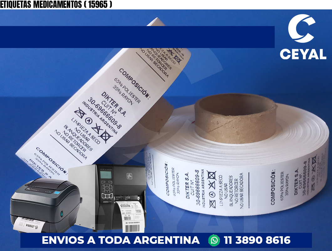 ETIQUETAS MEDICAMENTOS ( 15965 )